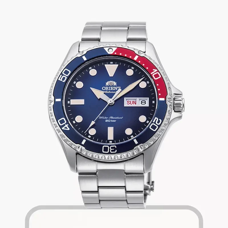 Orient Kamasu II Blue Dial Pepsi Bezel Diver Men's Watch  RA-AA0812L19B